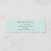 Beach Style Dolphin Mandala Mini Visitekaartje (Achterkant)