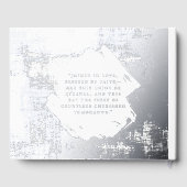 Beach Summer Foil Guestbook Elégant livre d'hôtes (Verso)