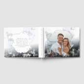 Beach Summer Foil Guestbook Elégant livre d'hôtes (Complet)