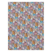 Beach Summer Sea Shells Pattern Tablecloth Tafelkleed (Voorkant)