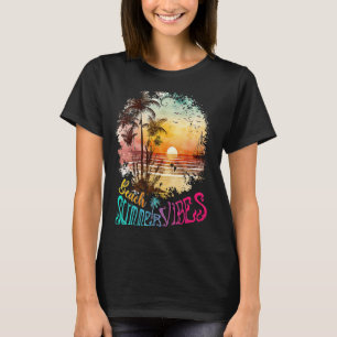Beach Summer Vibes Vacation Idee T-shirt