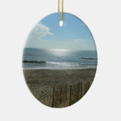 Beach Sun Rising Keramisch Ornament (Rechts)