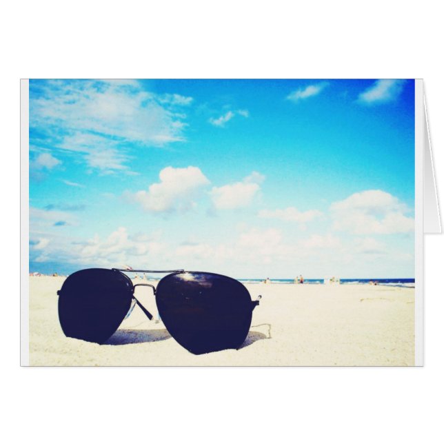 Beach Sunbribril (Voorkant Horizontaal)