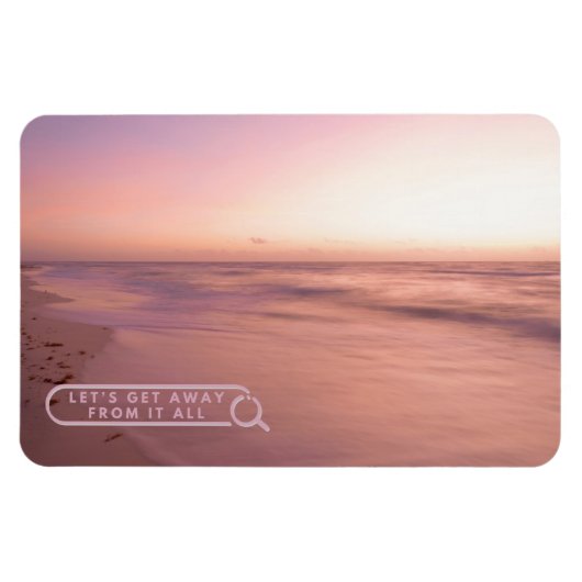 Beach Sunrise Magneet (Horizontaal)