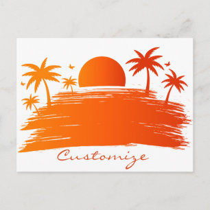 Beach Sunrise Sunset Thunder_Cove Briefkaart