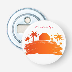 Beach Sunrise Sunset Thunder_Cove  Button Flesopener