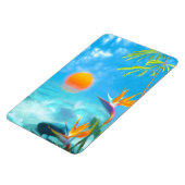 BEACH SUNSET Birds of Paradise Magneet (Linkerzijde)