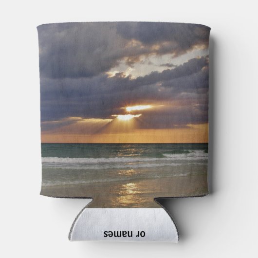 Beach Sunset Blikjeskoeler (Achterkant)