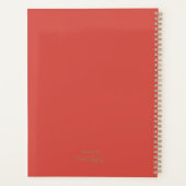 Beach Sunset Boho Waterverf Planner (Achterkant)