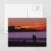 Beach Sunset Briefkaart (Voorkant / Achterkant)