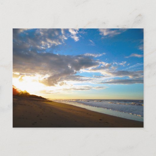 Beach Sunset Briefkaart (Voorkant)