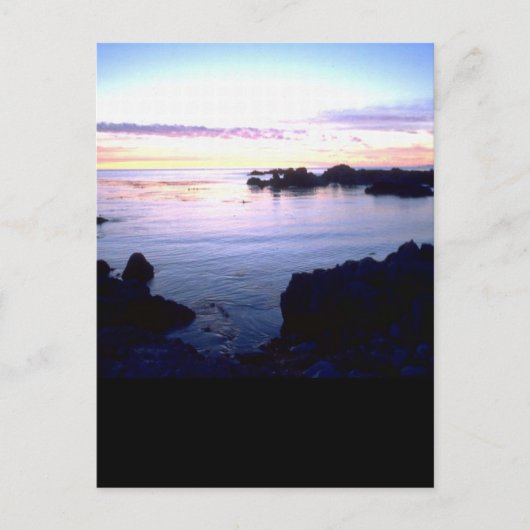 Beach Sunset Briefkaart (Voorkant)