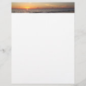 Beach Sunset Briefpapier (Voorkant)