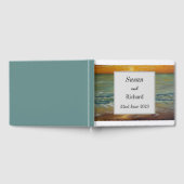 Beach sunset bruiloft Guest Book Gastenboek (Volledig)