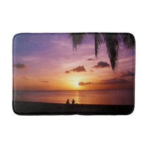 Beach Sunset Custom Personaliseer DIY Project Home Badmat