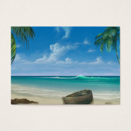 Beach Sunset Custom Personaliseer DIY Project Home Visitekaartje