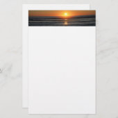 Beach Sunset foto briefpapier (Voorkant / Achterkant)
