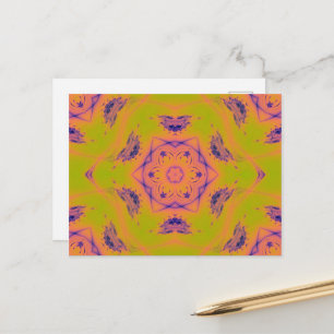 Beach Sunset Gradient Contrast Mandela Briefkaart