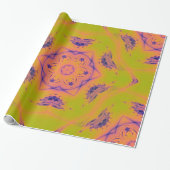 Beach Sunset Gradient Contrast Mandela Cadeaupapier (Uitgerold)
