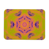 Beach Sunset Gradient Contrast Mandela Magneet (Horizontaal)