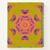 Beach Sunset Gradient Contrast Mandela Notitieboek (Achterkant)