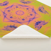 Beach Sunset Gradient Contrast Mandela Sherpa Deken (3/4)