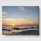 Beach Sunset Guest Book Gastenboek (Achterkant)