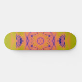 Beach Sunset High Contrast Mandela Skateboard (Horizontaal)