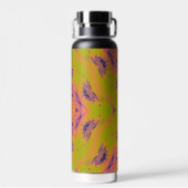 Beach Sunset High Contrast Mandela Waterfles (Achterkant)