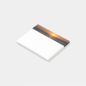 Beach Sunset Photo Stationery 4x3 Notities Post-it® Notes (Schuin)