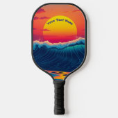 Beach Sunset Pickleball Paddle (Voorkant)