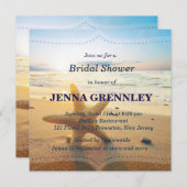 Beach Sunset Romantisch Vrijgezellenfeest Elke par Kaart (Voorkant / Achterkant)