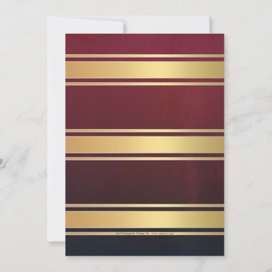 Beach Sunset Roos Arbor Weddenschap Kaart (Achterkant)