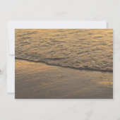 Beach Sunset, Seashell, Balloons, Wine Retirement Kaart (Achterkant)