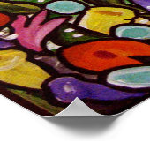 Beach Sunset Siesta Key Folk Art Poster (Coin)