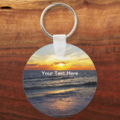 Beach Sunset Theme Sleutelhanger (Voorkant)
