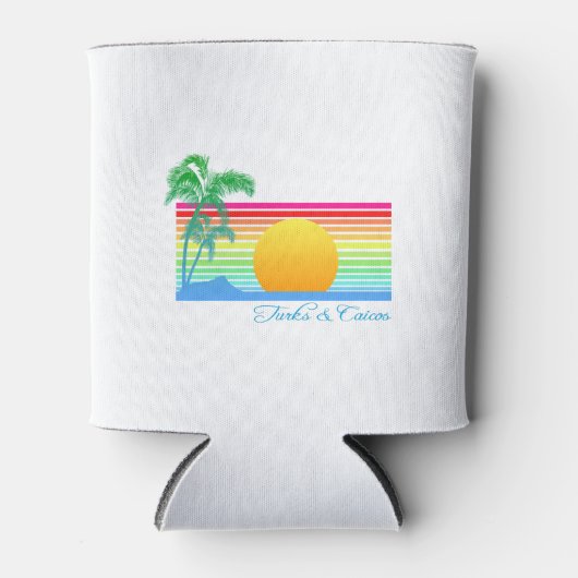 Beach Sunset Turks Caicos Blikjeskoeler (Voorkant)