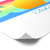 Beach Sunset Turks Caicos Poster (Hoek)