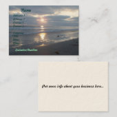 Beach Sunset Visitekaartjes (Voorkant / Achterkant)