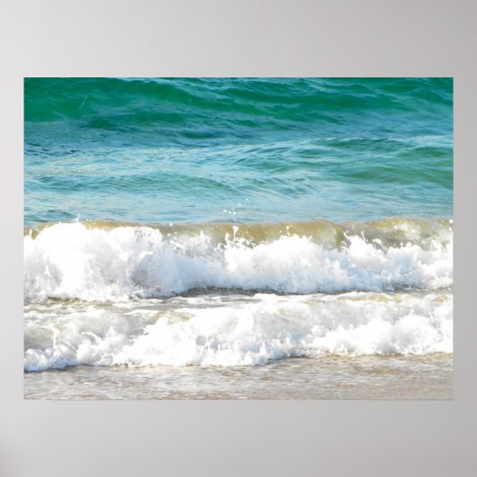 Beach Surf Poster (Voorkant)