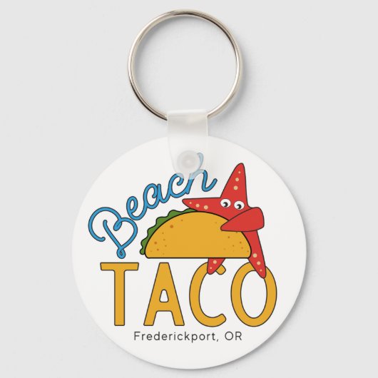 Beach Taco Sleutelhanger (Voorkant)