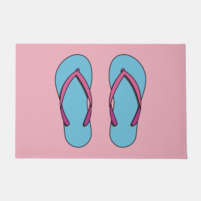 Beach Teenslippers Deurmat (Voorkant)