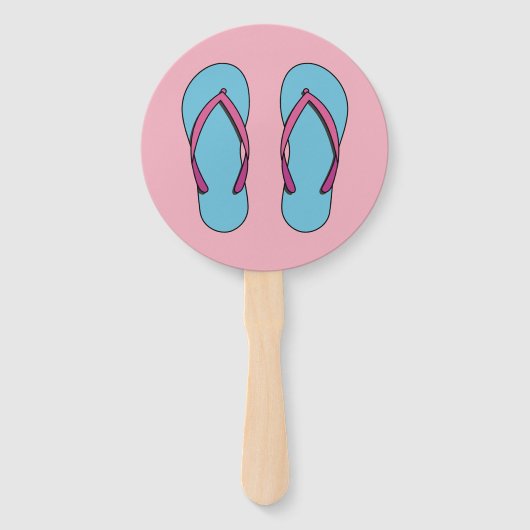Beach Teenslippers Handwaaier (Voorkant)