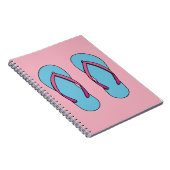 Beach Teenslippers Notitieboek (Rechterzijde)