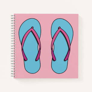 Beach Teenslippers Notitieboek