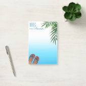 Beach Teenslippers op maat Post-it® Notes (Kantoor)