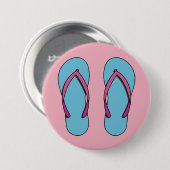 Beach Teenslippers Ronde Button 7,6 Cm (Voorkant /achterkant)