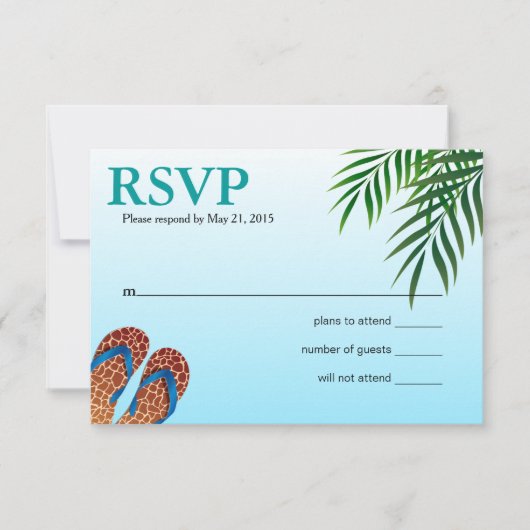Beach Teenslippers RSVP (Voorkant)