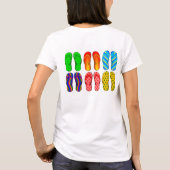 Beach Teenslippers T-shirt (Achterkant)