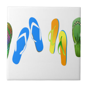 Beach Teenslippers Tegeltje